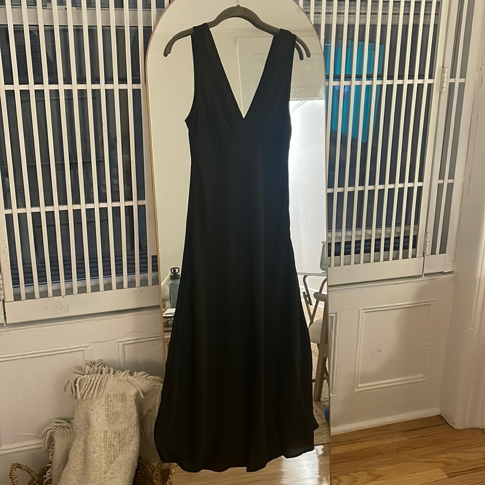 Rumored silk midi dress